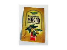 Порционное Оливковое масло, 100%, нерафинированное, фольгированное саше, 10мл, от производителя.